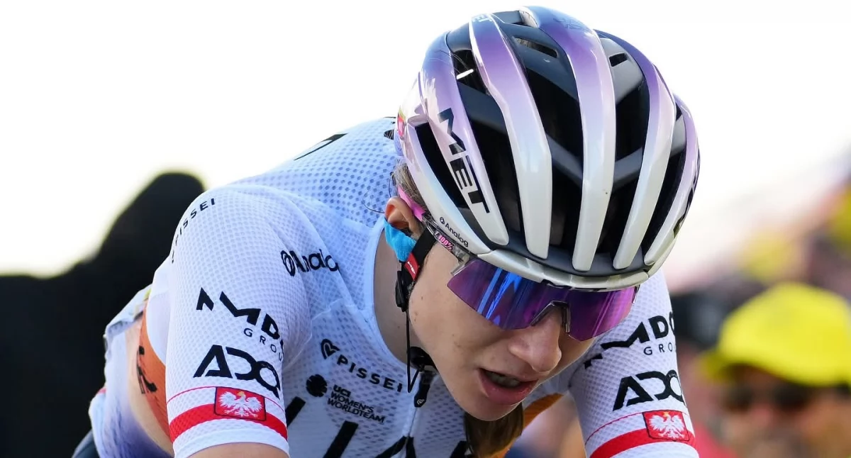 Na zdjęciu Dominika Włodarczyk/fot. UAE Team ADQ 