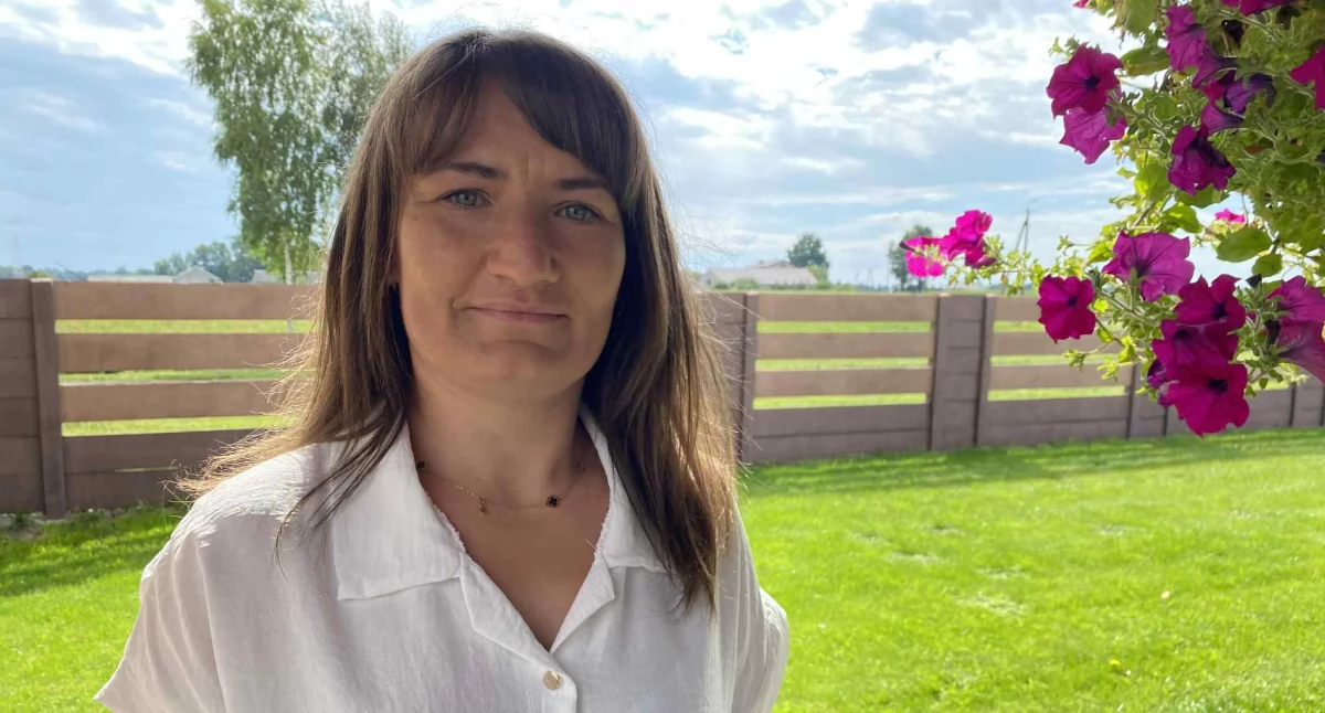 Na zdjęciu Sylwia Dudka, sołtys Milejowa/fot.: Iwona Domagała