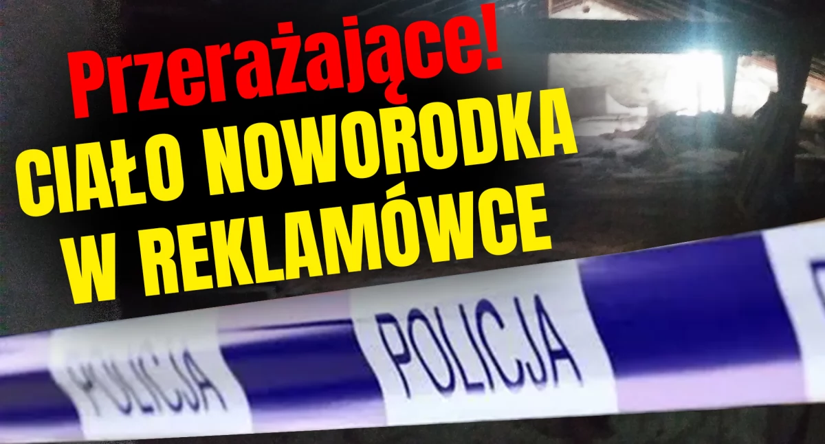z kraju, Przerażające zdarzenie lubelskim reklamówce znaleziono ciało noworodka - zdjęcie, fotografia