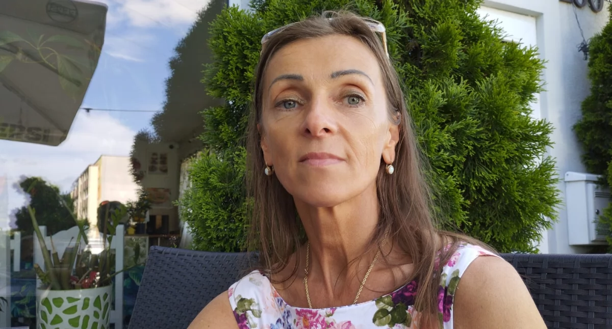 Na zdjęciu właścicielka pizzerii Italia w Wieluniu Wioleta Wrzosek dementuje pogłoski o rzekomym otrzymaniu pieniędzy z KPO na solarium, które nigdy nie powstało / fot.: Joanna Major