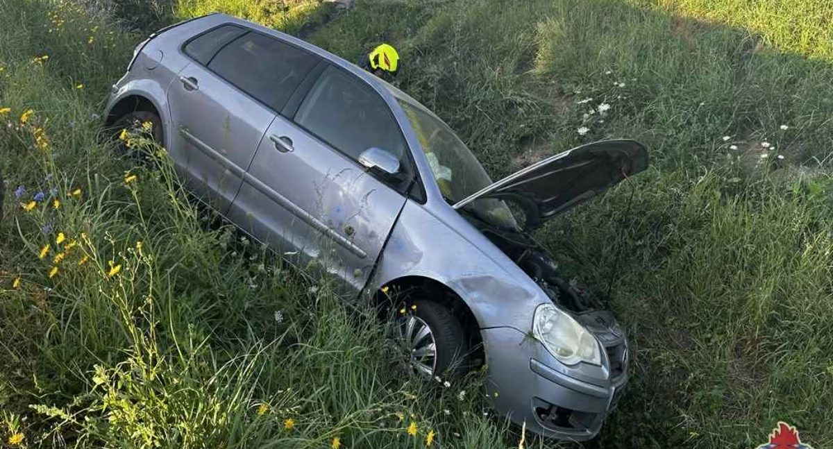 Zdjęcie z miejsca zdarzenia/fot.: OSP Byczyna