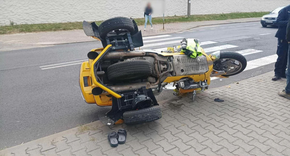 Zdjęcie z miejsca zdarzenie/fot.: Krzysztof Bularz