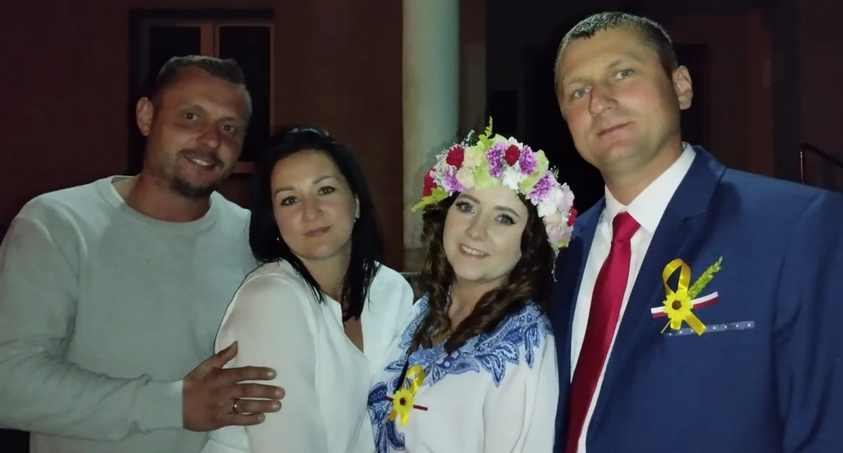 Na zdjęciu uczestnicy dożynek parafialnych 2025 w Trębaczewie / fot.: Joanna Major
