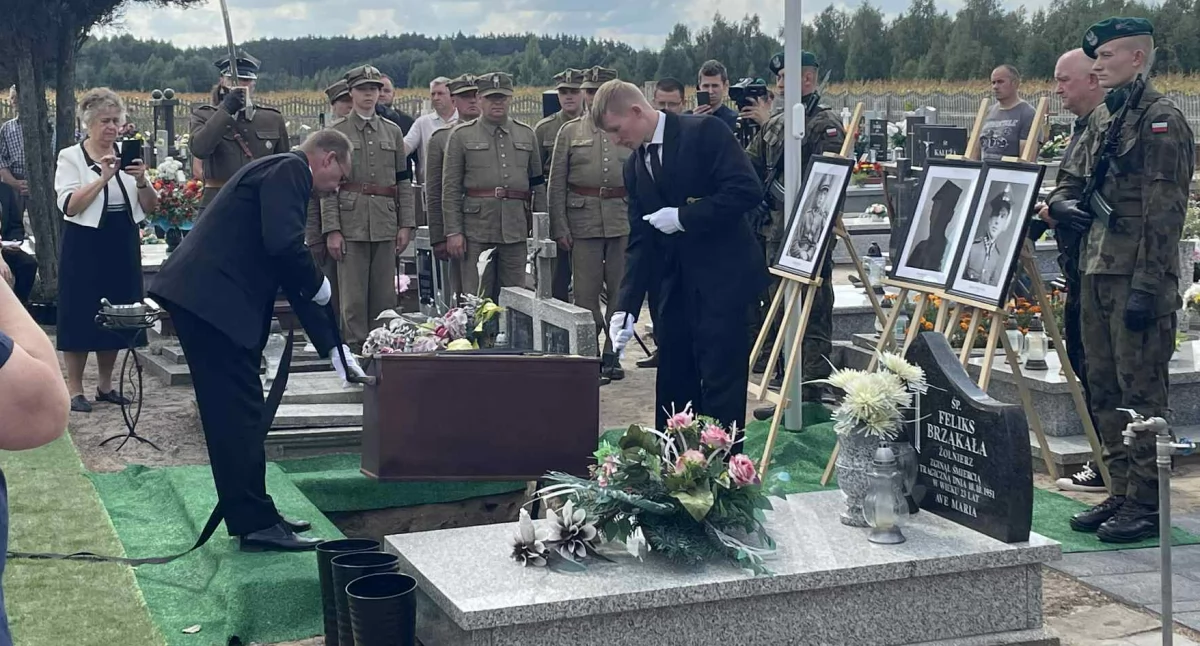 Pogrzeb państwowy żołnierzy Wieluńskich Batalionów Obrony Narodowej / fot.: archiwum prywatne