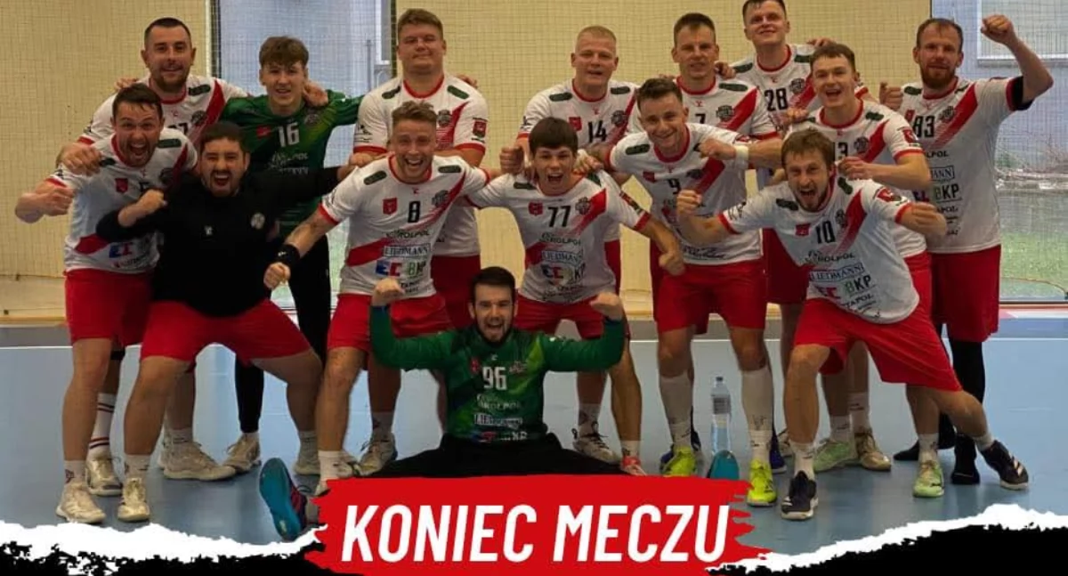 Na zdjęciu piłkarze ręczni MKSu Wieluń/fot. MKS Wieluń 