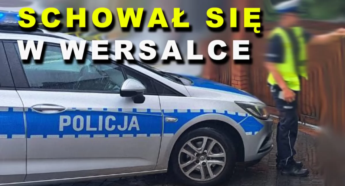 Zdjęcie poglądowe: Bełchatowscy policjanci zatrzymują pijanego kierowcę ukrywającego się w wersalce / montaż: Sławomir Rajch