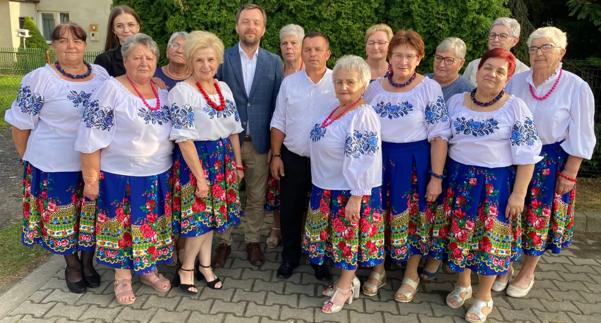 Zdjęcie z biesiady wiejskiej w Grębieniu w gminie Pątnów / fot.: Iwona Domagała