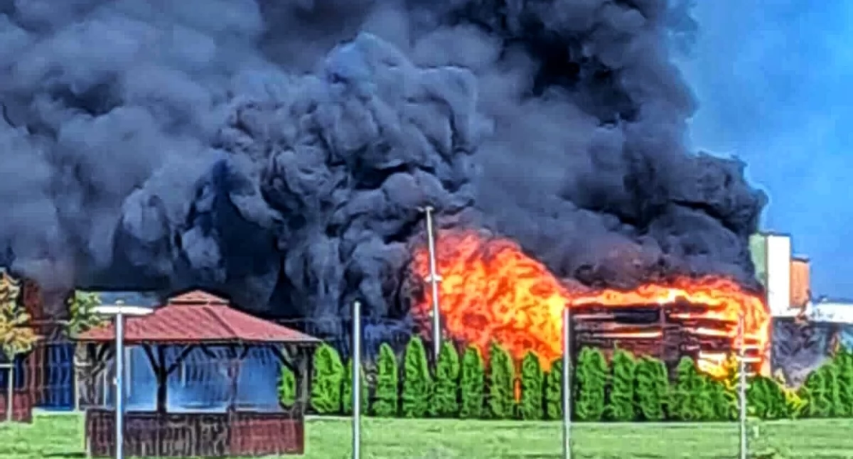 Zdjęcie z miejsca zdarzenia/fot.: OSP KSRG Chojny
