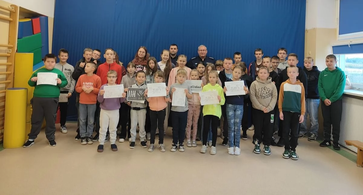 Na zdjęciu fragment jednego ze spotkań / Fot. KPP Wieluń