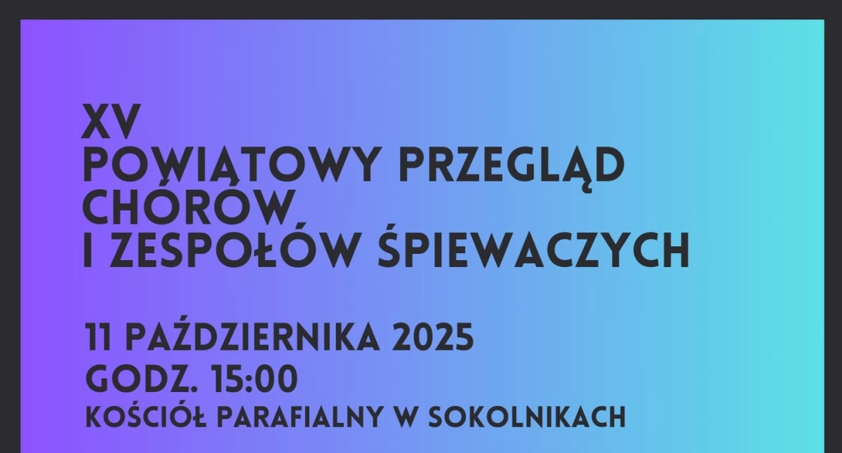 plakat informacyjny