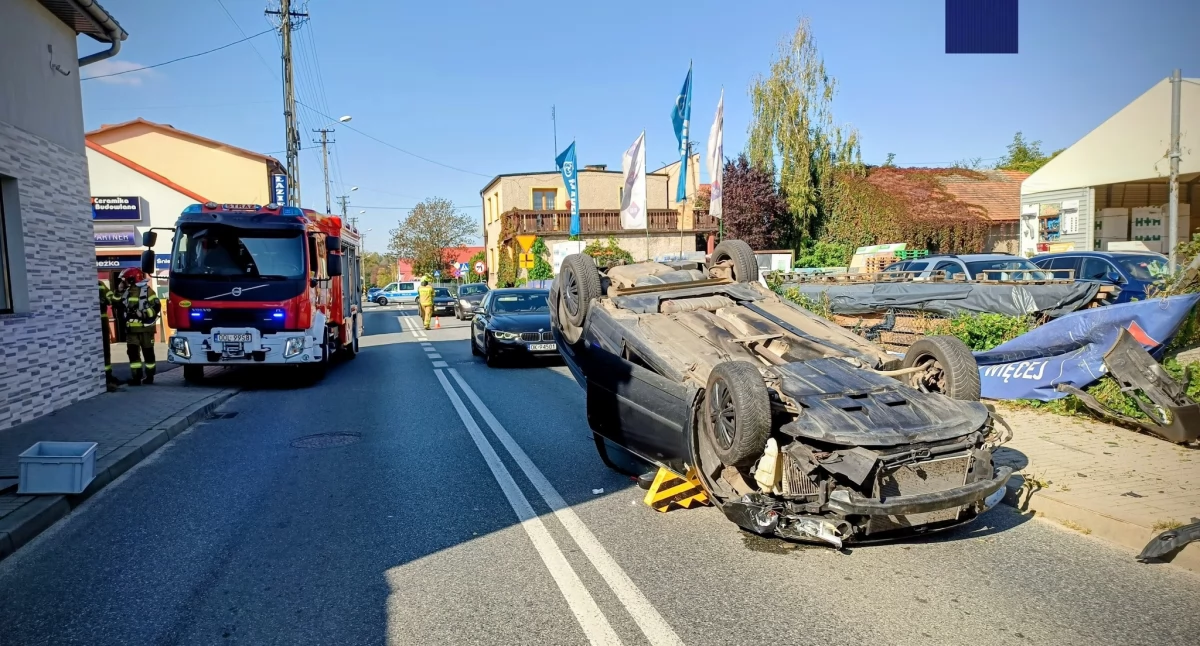 Zdjęcie z miejsca zdarzenia/fot.: OSP w Praszce
