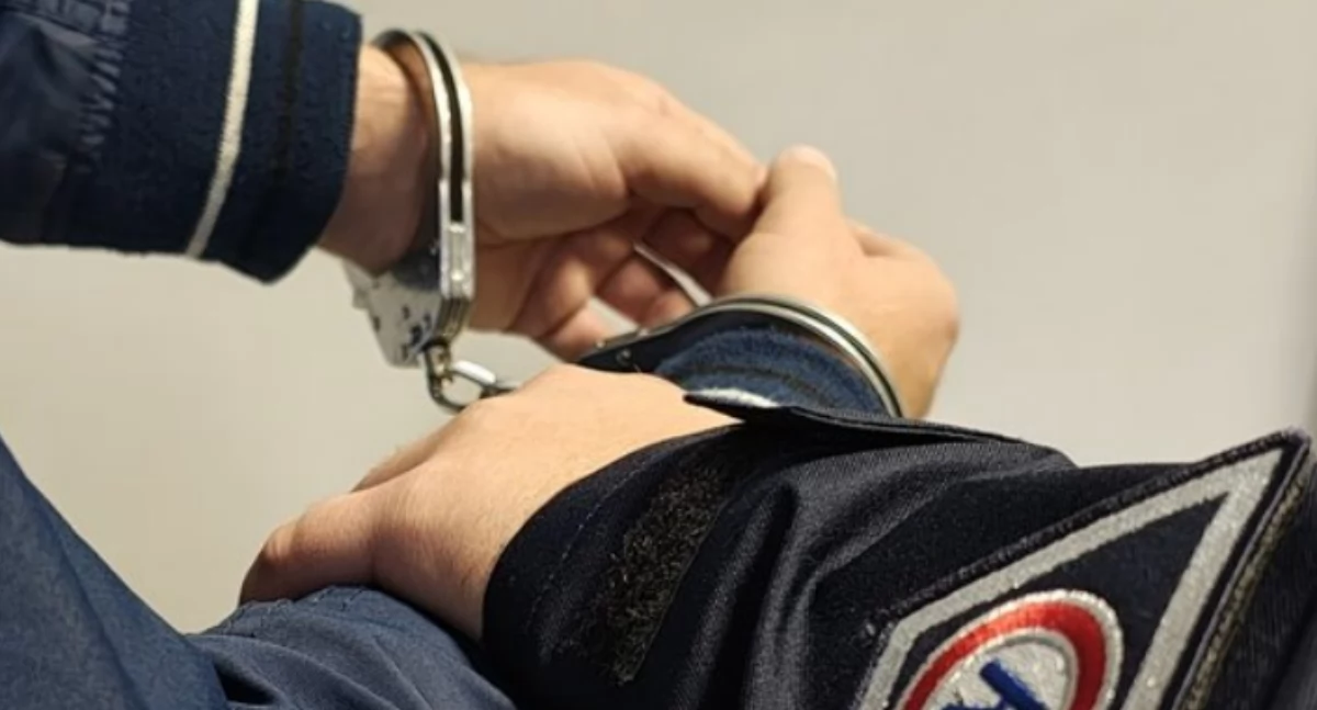 Zatrzymany za złamanie dożywotniego zakazu prowadzenia / fot.: KPP Wieruszów 