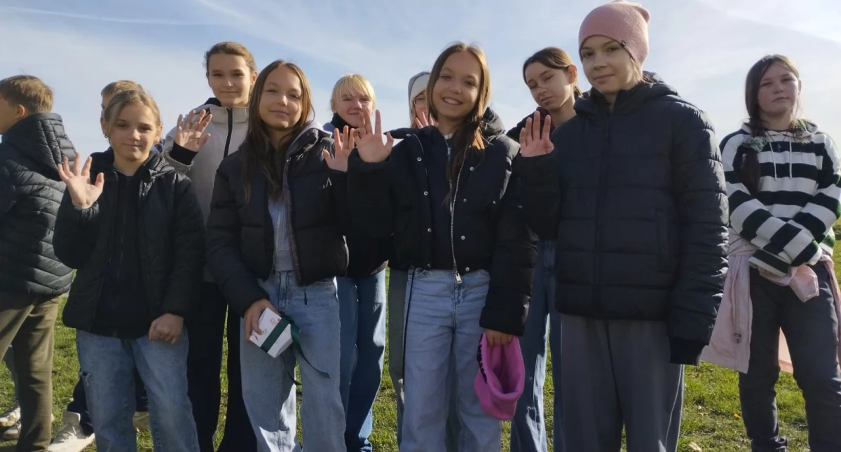 Zdjęcie z oryginalnego otwarcia ekopracowni w Zespole Szkoły i Przedszkola w Krzyworzece / fot.: Joanna Major
