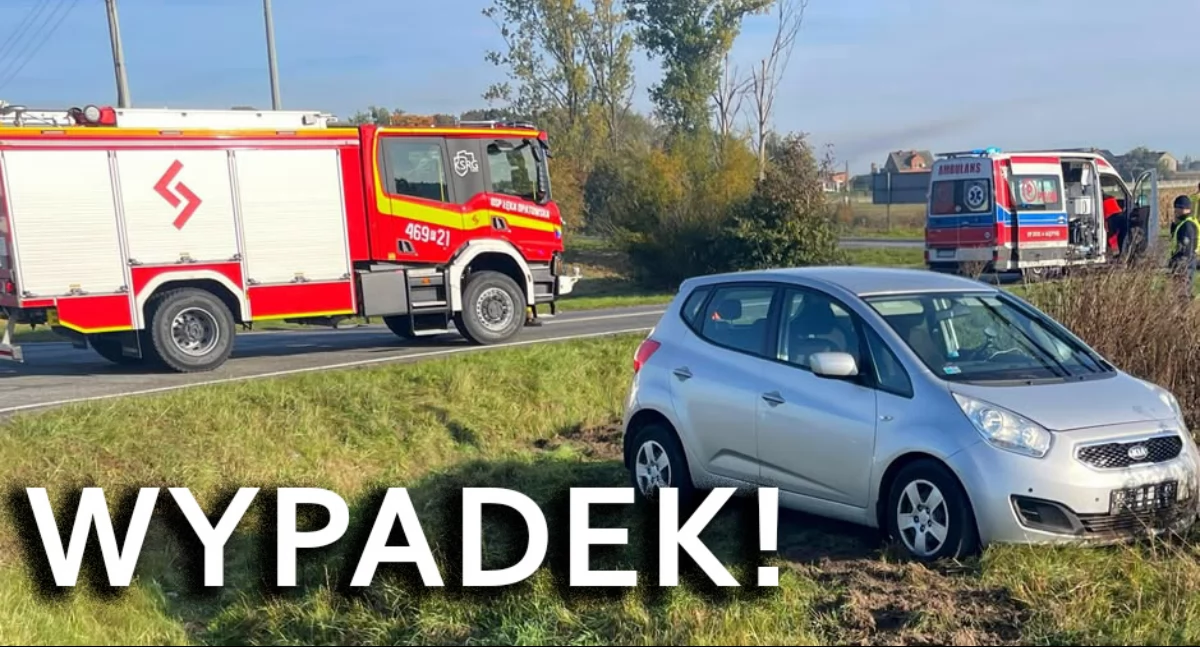 Zdjęcie z wypadku z zakonnicami / fot.: OSP Łęka Opatowska