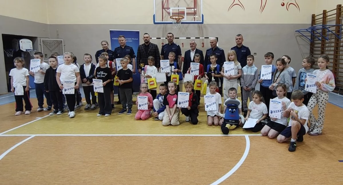 Na zdjęciu uczestnicy piątkowego konkursu / Fot. KPP Wieruszów
