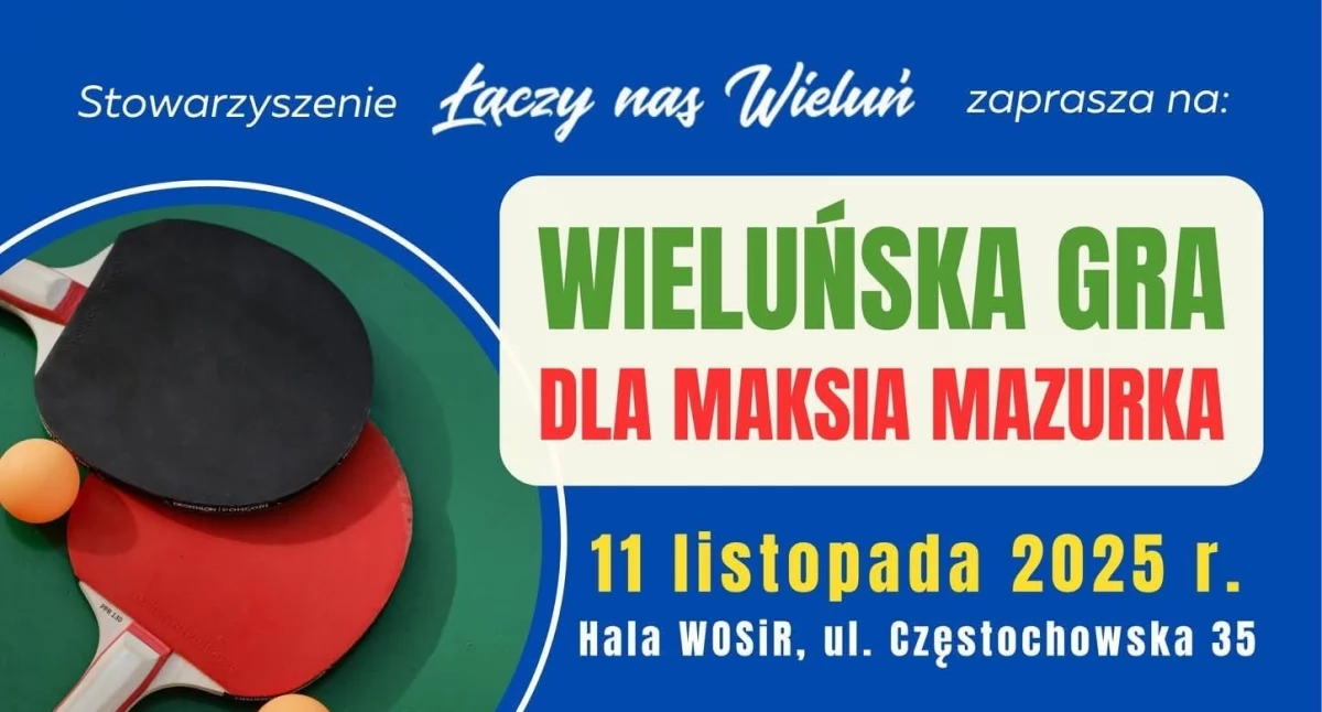 Na zdjęciu plakat promujący wydarzenie/fot. Stowarzyszenie Łączy nas Wieluń 