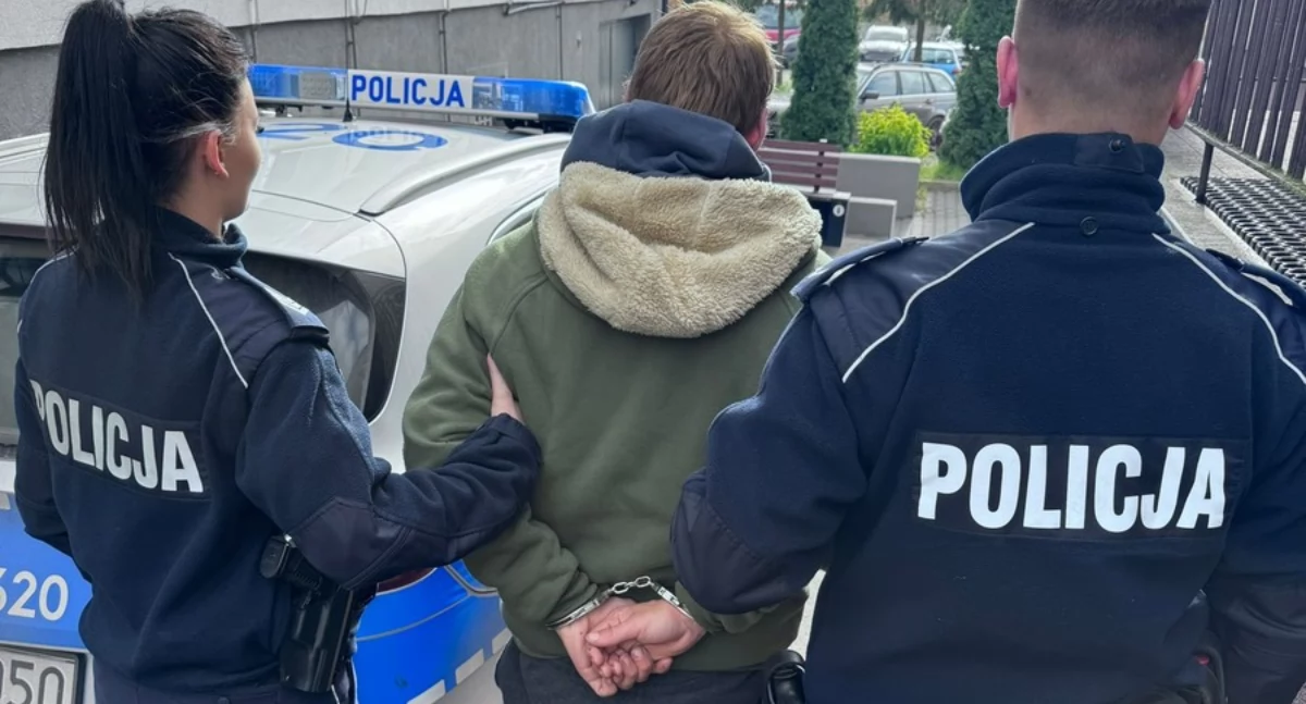 Zatrzymanie 30-latka / fot.: KPP Sieradz