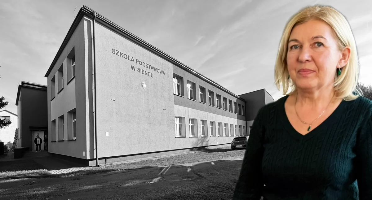 Na zdjęciu Szkoła Podstawowa im. Wisławy Szymborskiej w Sieńcu Marlena Karaś / fot.: Sławomir Rajch