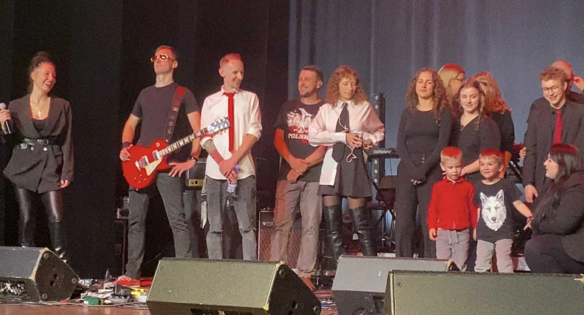 Zdjęcie z koncertu ,,Na Rockowo dla Niepodległej