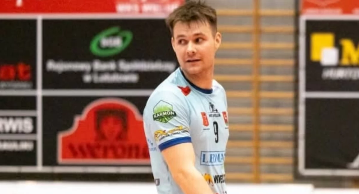 Na zdjęciu Oskar Rakus, rozgrywający WKSu Wieluń/fot. Martyna Preś 