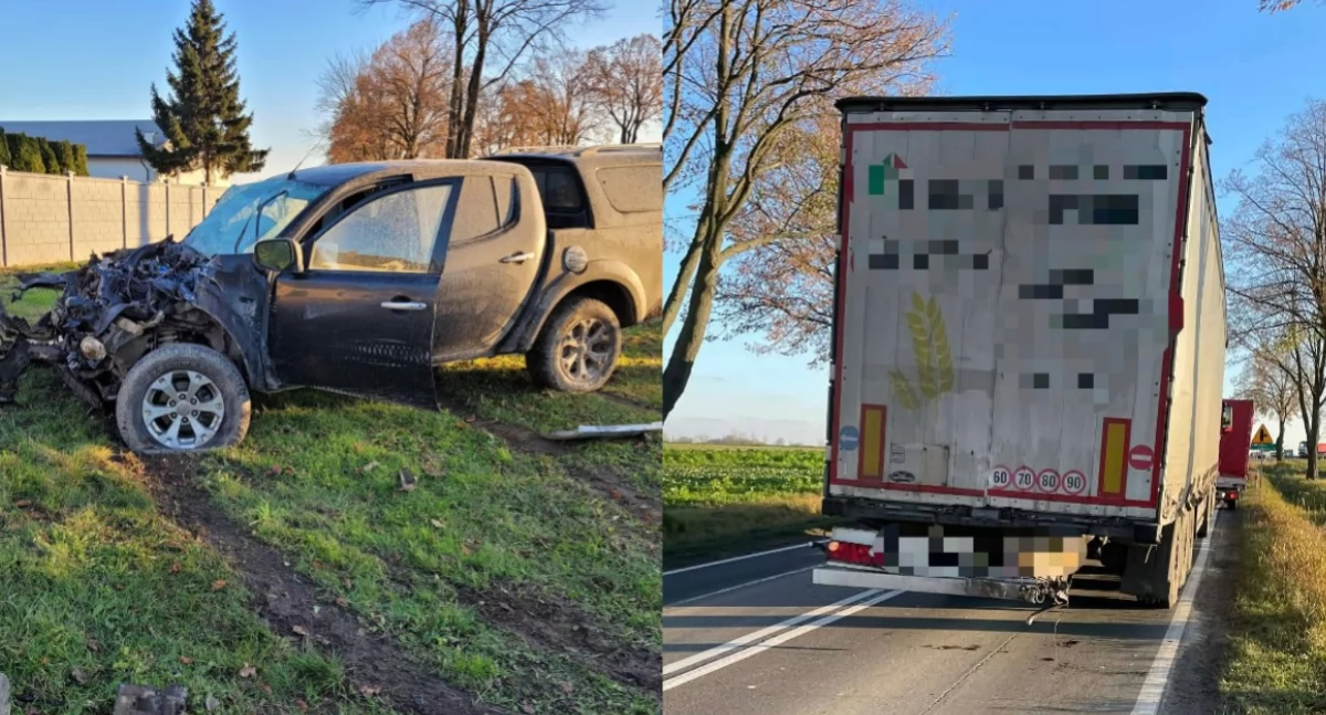 Na zdjęciu pojazdy, które uczestniczyły w zdarzeniu / Fot. Facebook / OSP Warta 