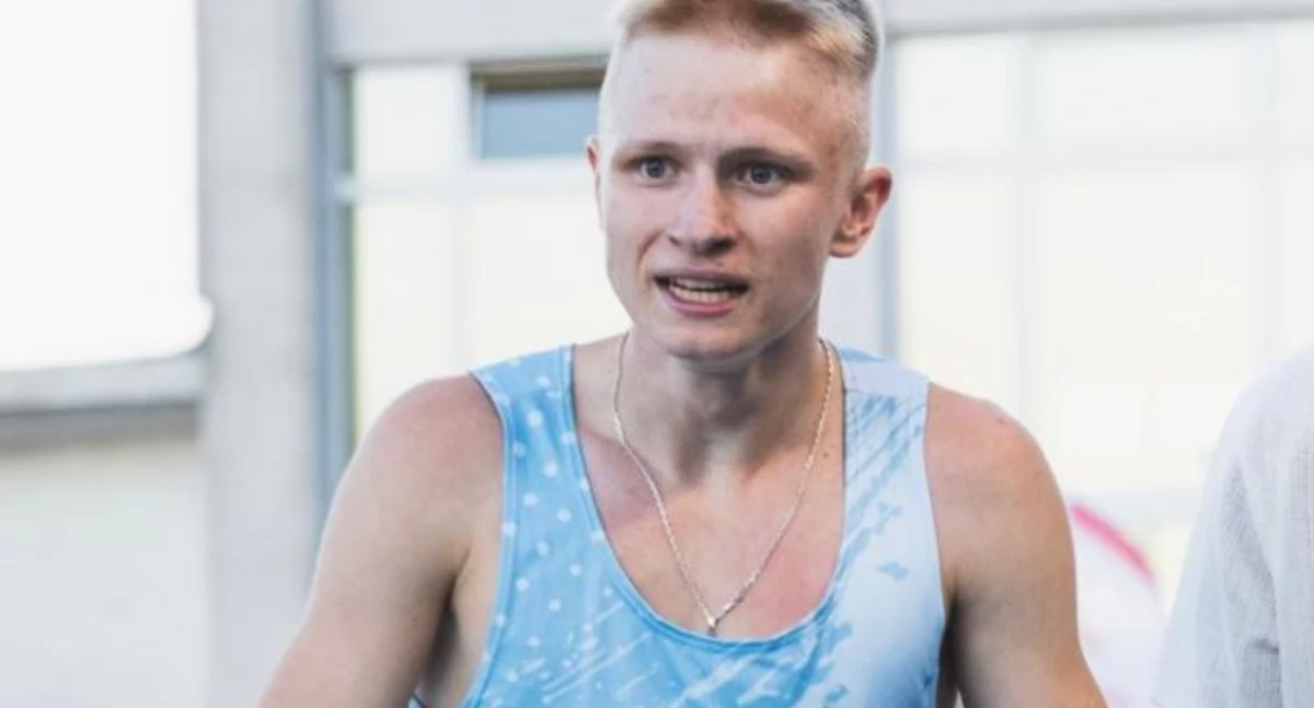Na zdjęciu Michał Bator, zawodnik CKS Budowlanych Częstochowa/fot. Sebastian Wawrzyniak  