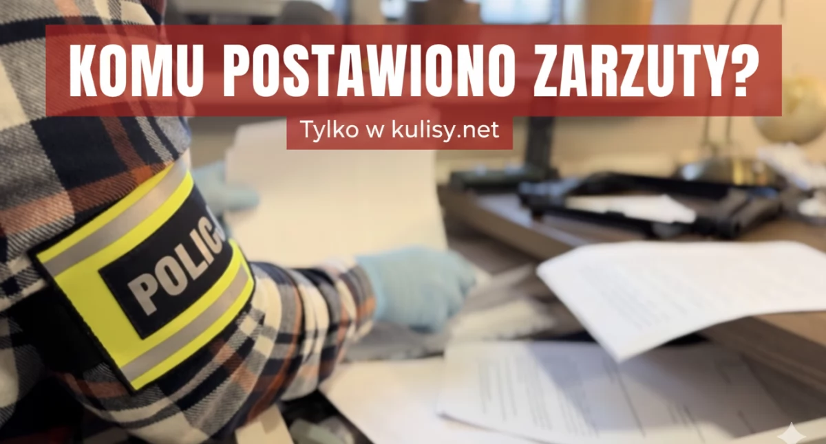 Stopklatka z akcji policji / archiwum policji