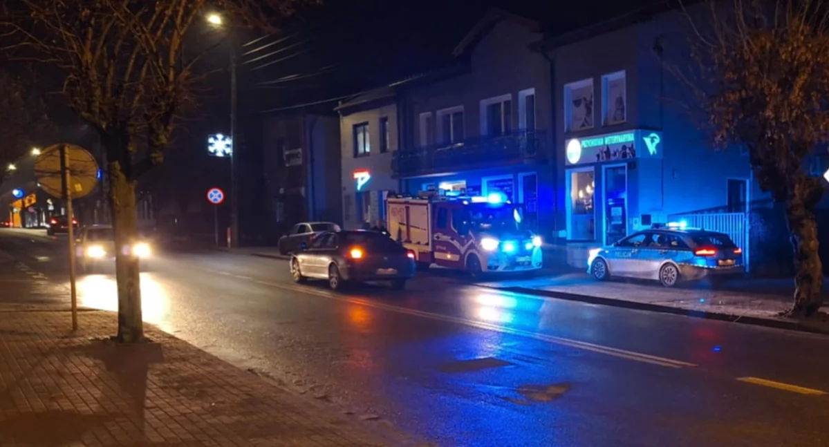 Zdjęcia z miejsca wypadku w Pajęcznie / fot.: Krzysztof Bularz