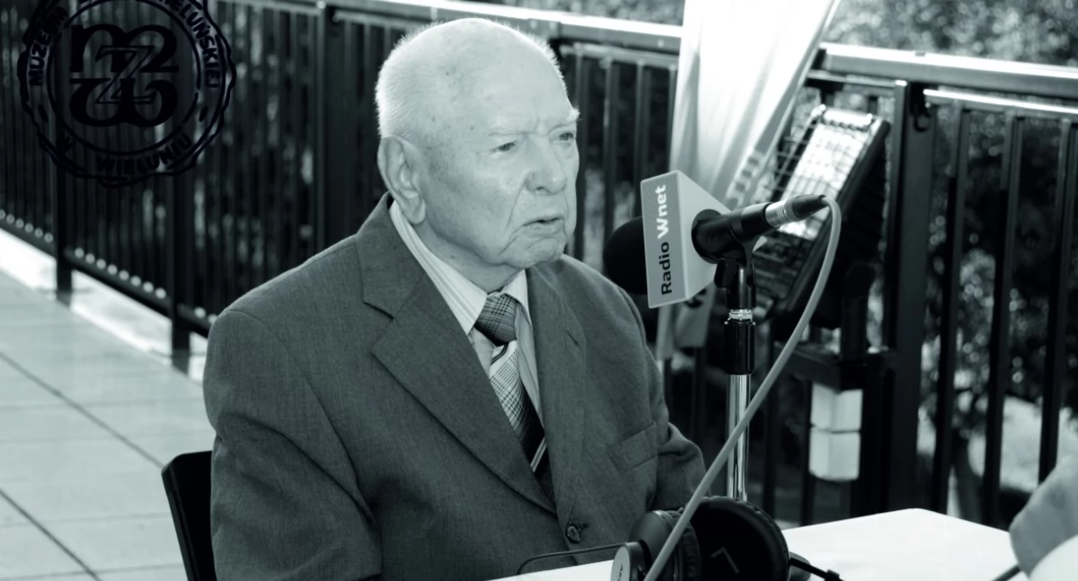 Na zdjęciu śp. Józef Stępień, świadek bombardowania Wielunia/fot.: Muzeum Ziemi Wieluńskiej