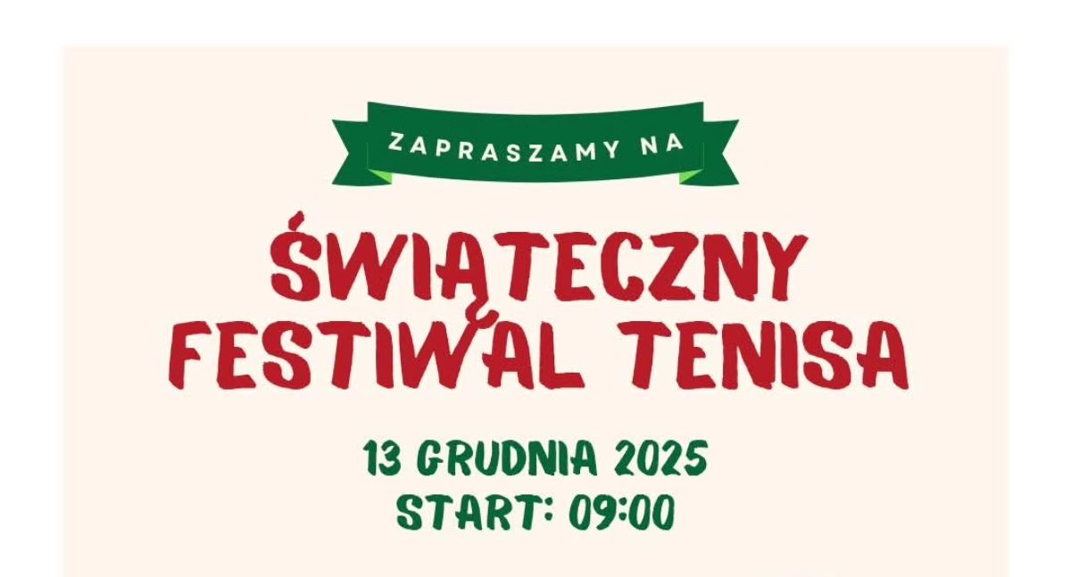 Na zdjęciu plakat promujący wydarzenie/ fot. Klub Tenisowy ArKademia 