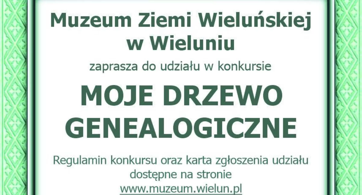 Zdjęcie plakatu konkursowego /fot:. Facebook Muzeum Ziemi Wieluńskiej w Wieluniu
