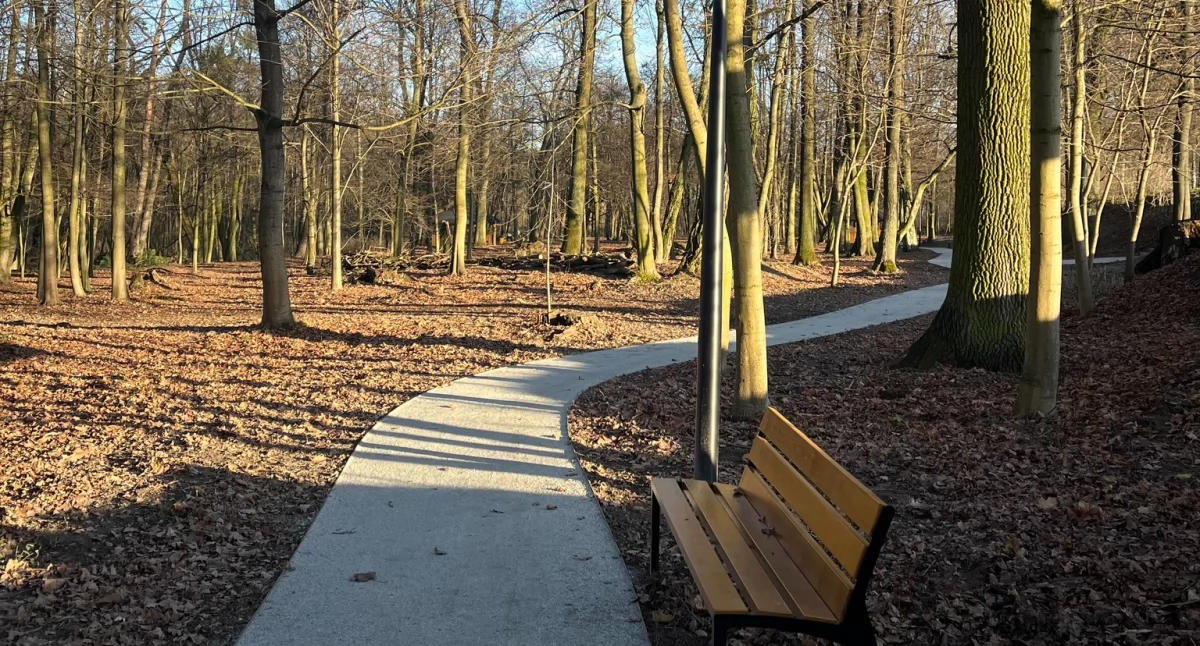 Na zdjęciu odnowiony park w Pątnowie / Fot. Facebook / Gmina Pątnów