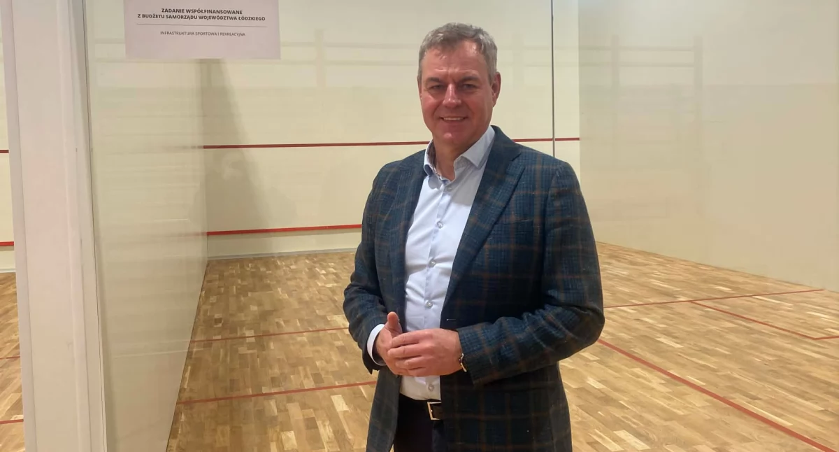 Na zdjęciu wójt gminy Rząśnia Tomasz Stolarczyk/fot.: Iwona Domagała