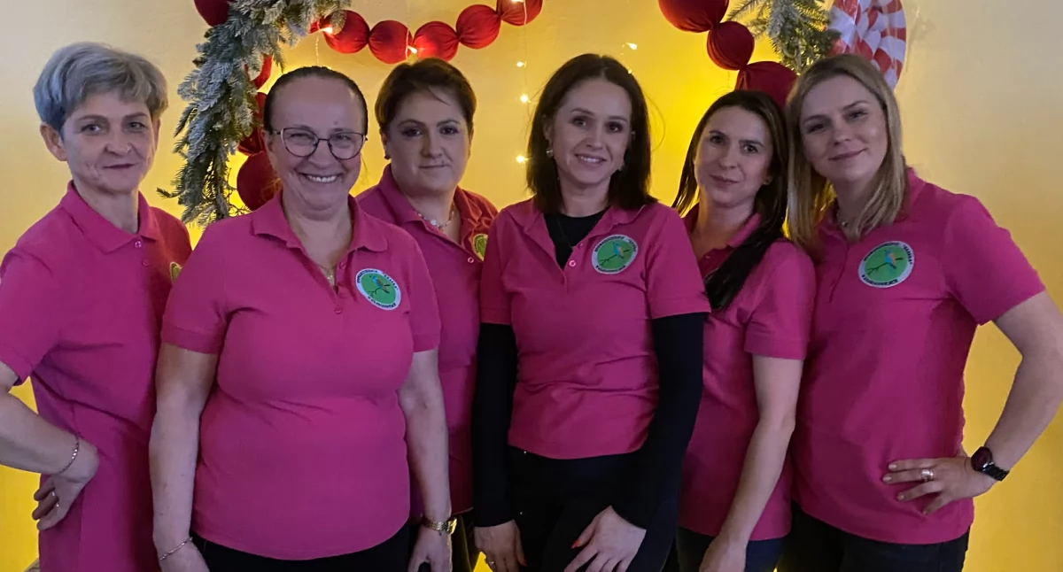 Na zdjęciu członkinie stowarzyszenia ,,Kraska