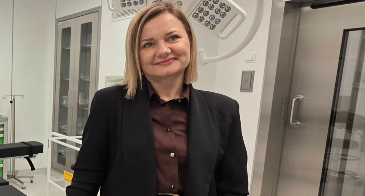 Na zdjęciu Anna Freus, dyrektor SP ZOZ w Wieluniu/fot.: Sławomir Rajch