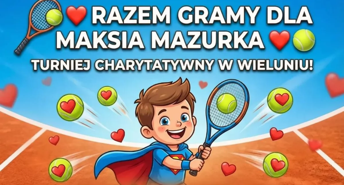 Na zdjęciu plakat promujący wydarzenie/fot. Klub Tenisowy ArKademia