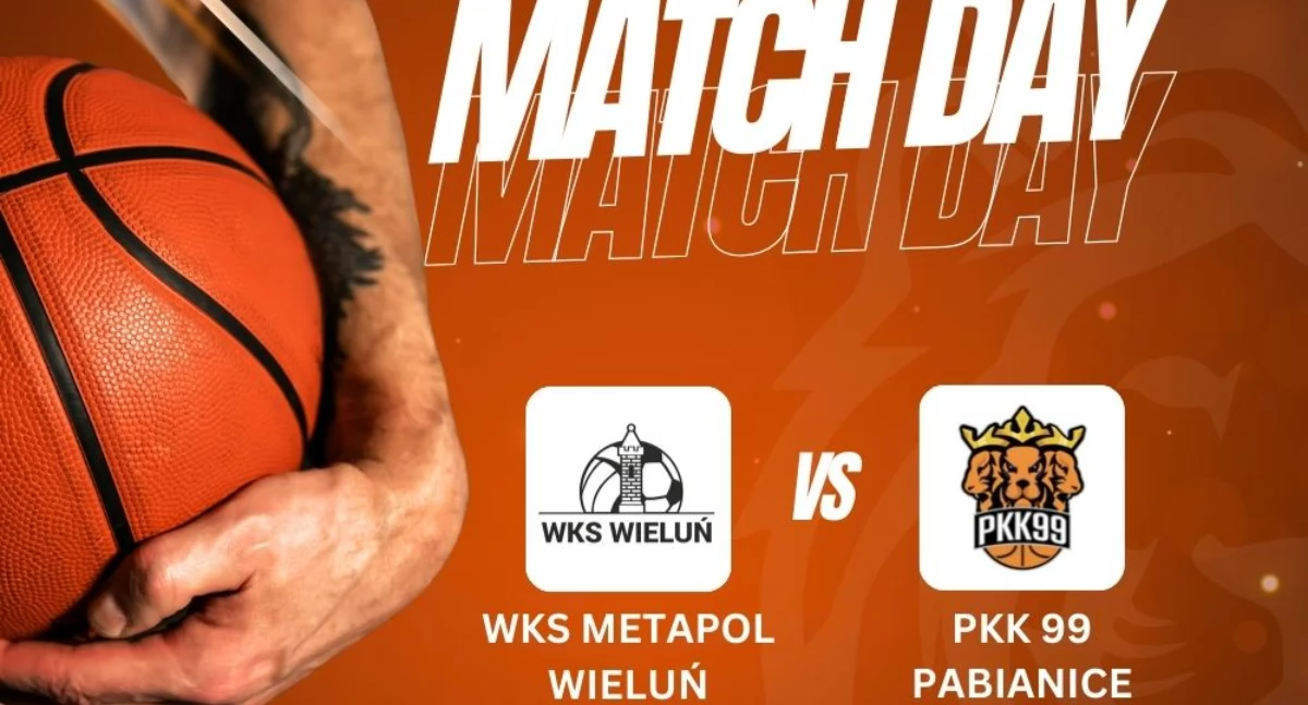 Na zdjęciu plakat zapowiadający najbliższe spotkanie ligowe koszykarzy WKS Metapol Wieluń/fot. WKS Wieluń Sekcje Młodzieżowe 