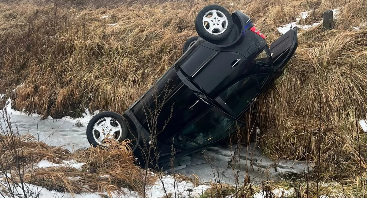 Zdjęcie z miejsca zdarzenia/fot.: OSP KSRG Sokolniki