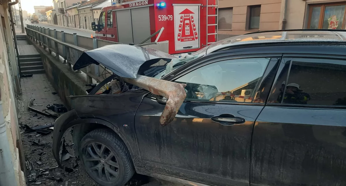 Zdjęcie z m. Warta w powiecie sieradzkim - wypadek / fot.: Gdzie wyje powiat Sieradzki