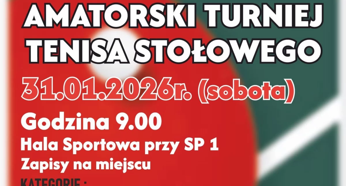 Na zdjęciu plakat promujący wydarzenie/fot. MOSiR Pajęczno 
