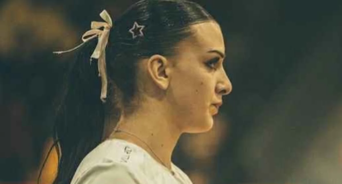 Na zdjęciu Lena Duchnowska, siatkarka SMS ZSM-T Ostrów Łaskovii Łask, najlepszą środkowa mistrzostw województwa łódzkiego/fot. Piotr Strega (wszystkie dotyczące Łaskovii Łask)