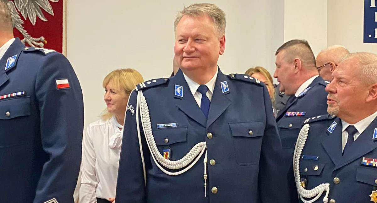 Na zdjęciu mł. insp. Grzegorz Kurek/ fot.: Iwona Domagała