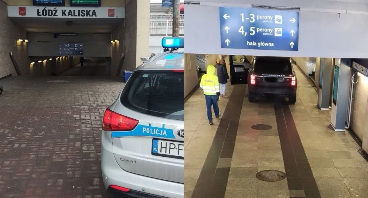 Na zdjęciu miejsce zdarzenia w Łodzi / Fot. Facebook / Komenda Miejska Policji w Łodzi
