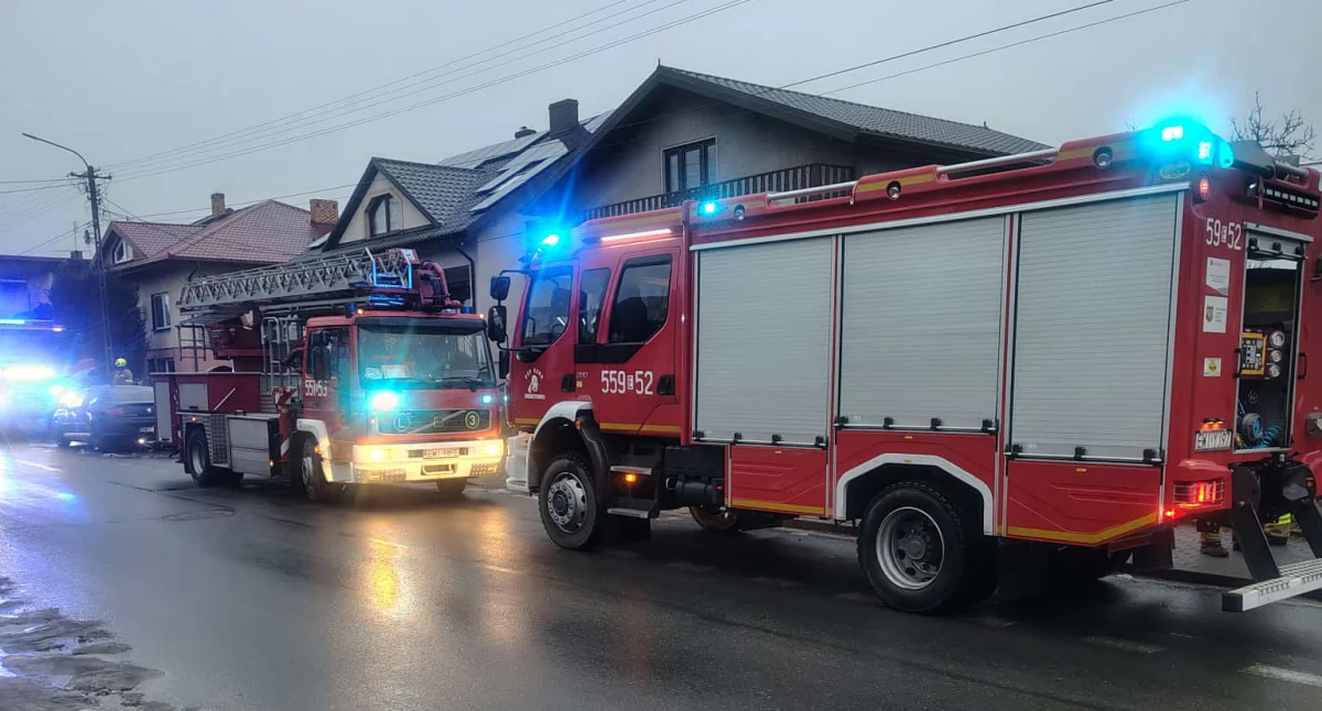 Zdjęcie z miejsca zdarzenia/fot.: OSP KSRG Skrzynno 