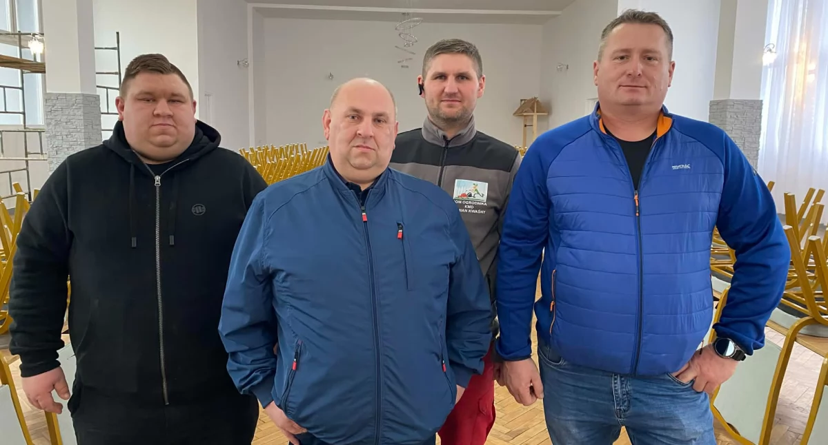 Na zdjęciu druhowie z Ochotniczej Straży Pożarnej w Wierzchlesie/fot.: Iwona Domagała