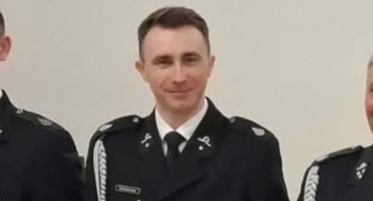 Na zdjęciu Piotr Kamieniak, nowy prezes Ochotniczej Straży Pożarnej w Drobnicach/fot.: OSP Drobnice