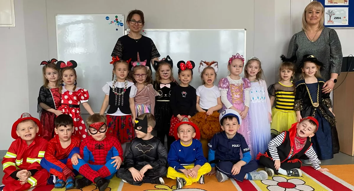Zdjęcie przedszkolaków z Publicznego Przedszkola nr 2 w Wieluniu/fot.: Iwona Domagała
