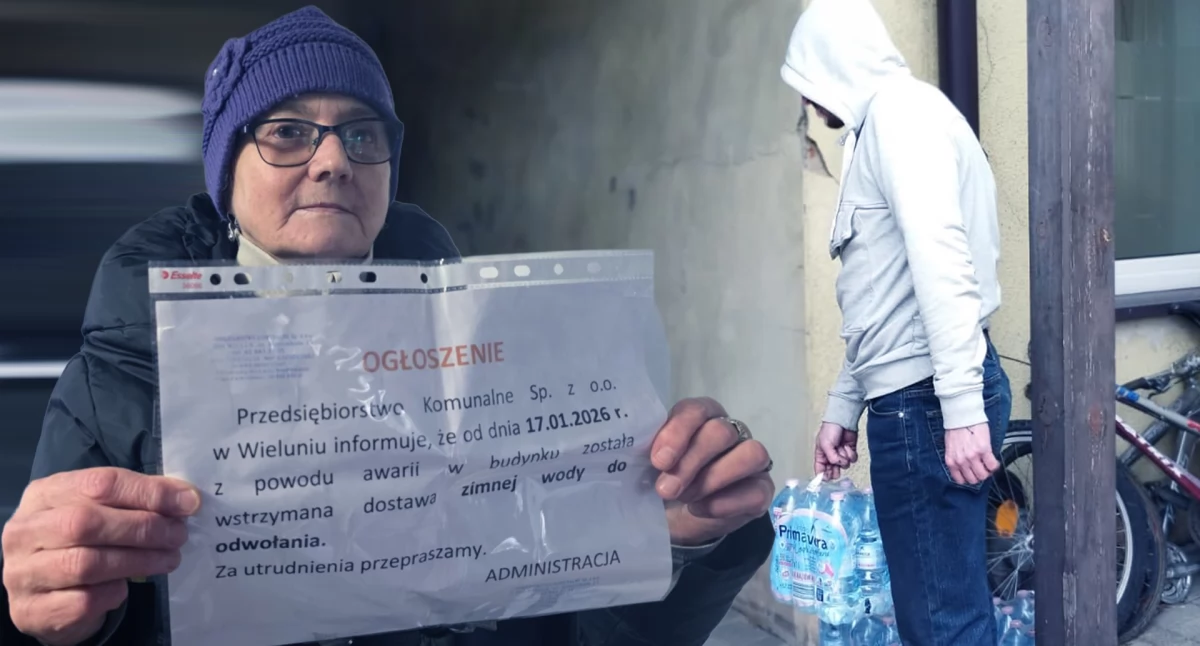 Dopiero po interwencji portalu kulisy.net, potrzebującym mieszkańcom, dostarczono wodę w butelkach / fot.: Sławomir Rajch & Joanna Major