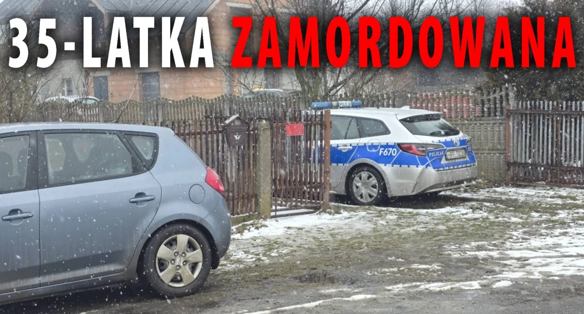 Zdjęcie z miejsca, gdzie doszło do zabójstwa 35-latki / fot.: Sławomir Rajch