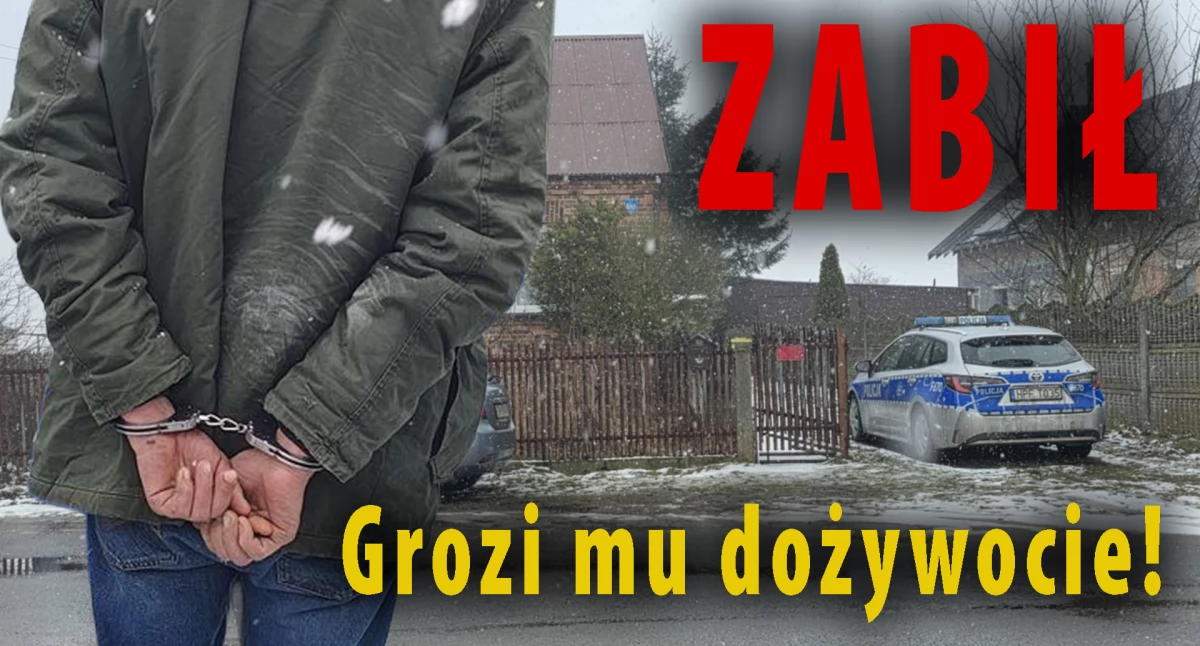 Zdjęcie zatrzymanego Zbigniewa G. / fot.: KPP w Wieluniu  - zdjęcie z miejsca zdarzenia / fot.: Sławomir Rajch